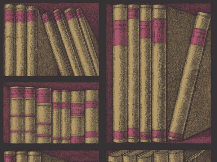 Ansicht der Fornasetti Tapete 114/15031 Ex Libris von Cole and Son