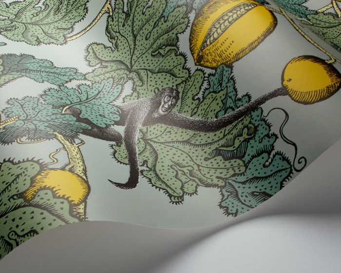 Detailfoto der Fornasetti Tapete 114/1002 Frutto Proibito von Cole and Son