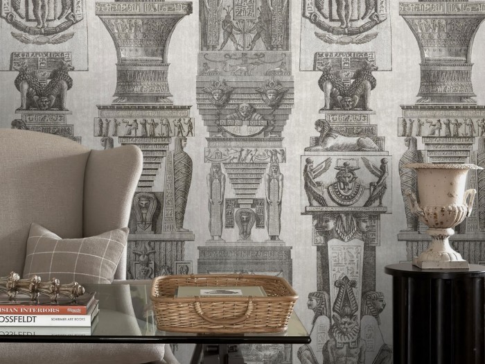 Raumansicht der Selected Walls Tapete Tanis Columns Wallpaper Col. 01