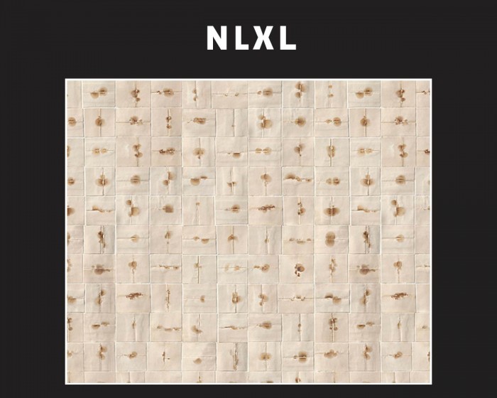 Flächenansicht der NLXL Tapete REM-06 Remixed von Arthur Slenk.