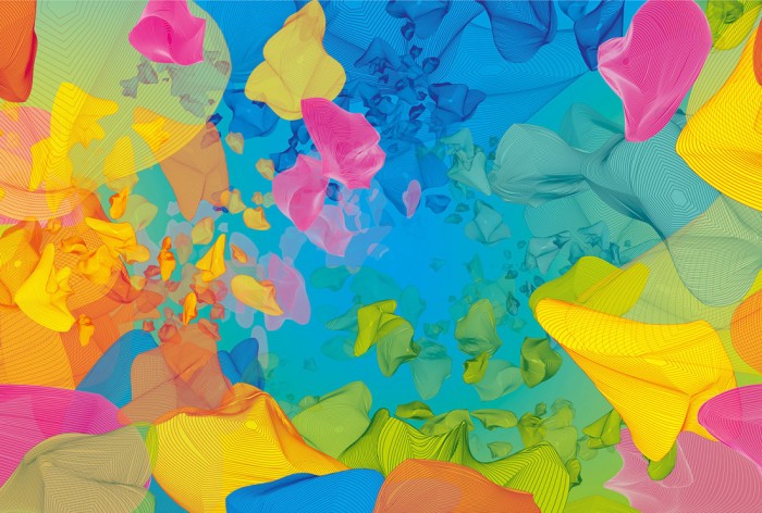 Die Design-Fototapete 3D-Geometrie plastische Formen, eine Vlies-Fototapete bei Livingwalls Cologne online kaufen. Die Design-Fototapete 3D-Geometrie plastische Formen ist eine Fototapete auf Maß.