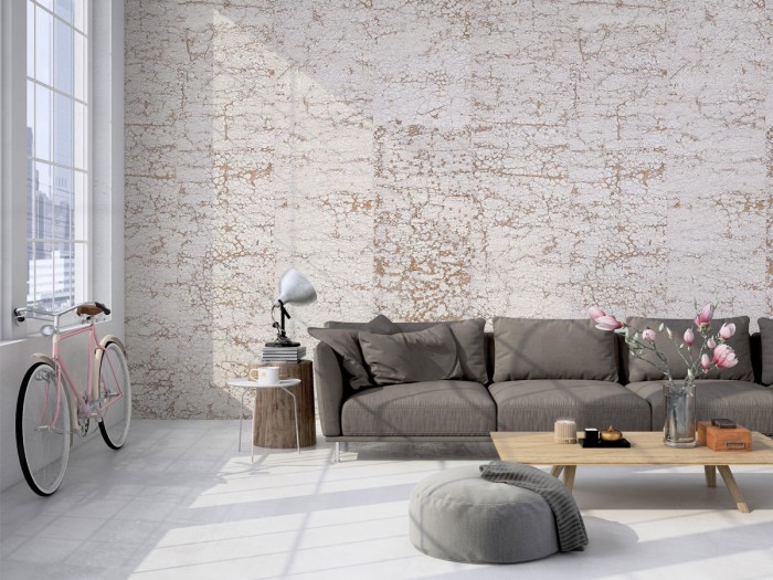 Tapete im Wohnzimmer - Wohnzimmertapete von NLXL NCA-01 Crack Wallpaper von Nacho Carbonell