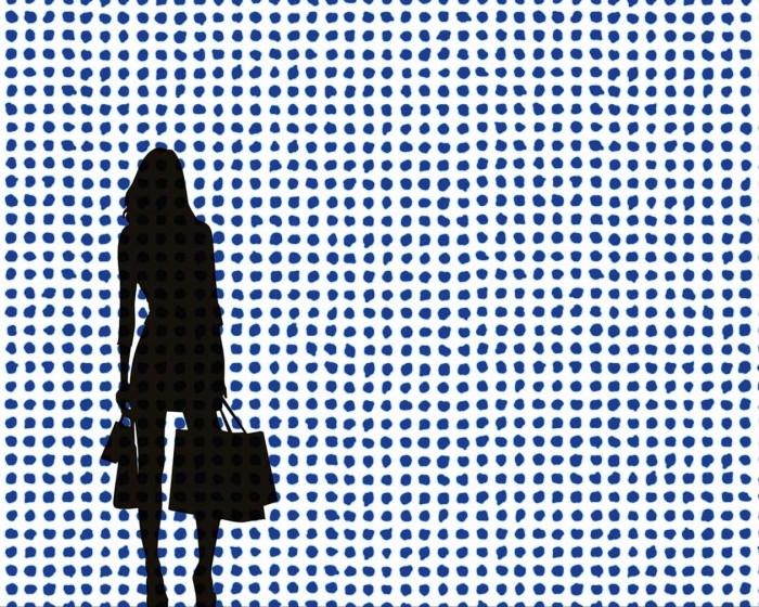 Flächenansicht der NLXL Tapete PNO-02 Addiction von Paola Navone.