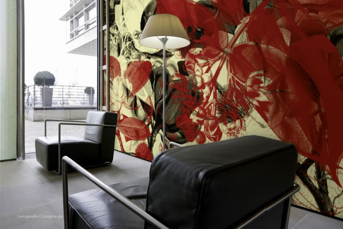 Designer-Fototapete Botanischer Garten, Artwork by Mylumi