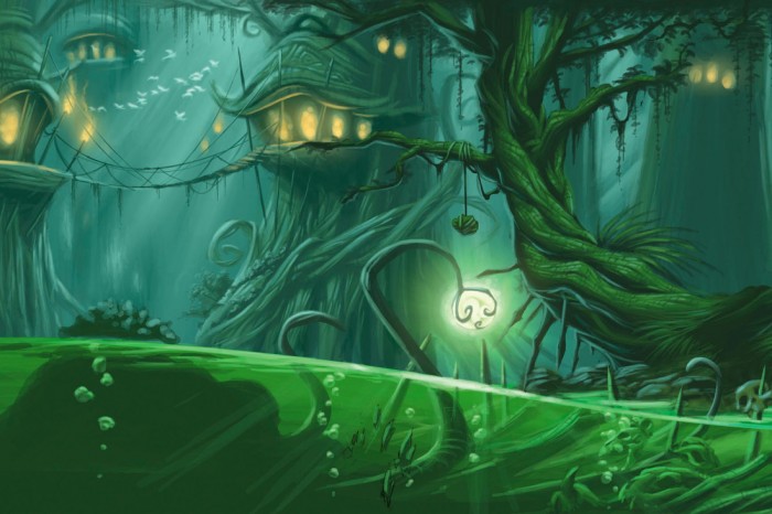 Die Fototapete Märchenwald mit Baumhäusern, eine Vlies-Fototapete bei Livingwalls Cologne online kaufen. Die Fototapete Märchenwald mit Baumhäusern ist eine Fototapete auf Maß.