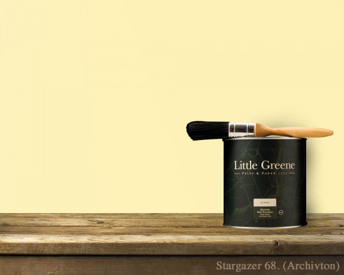 Englische Farbe von Little Greene Stargazer 68 - Hochwertige Farbe gestrichen an der Wand