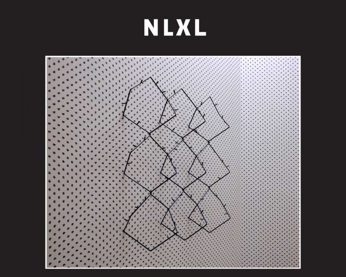 Raumfoto der NLXL Tapete TTY-01 Particles von Truly Truly.