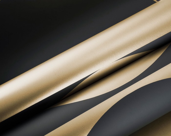 Eine Detailaufnahme der Flavour Paper Tapete FP1113 Brasilia in der Farbe Breesway - Die Farben und Effekte der Flavour Paper Tapete FP1113 sind gut zu erkennen