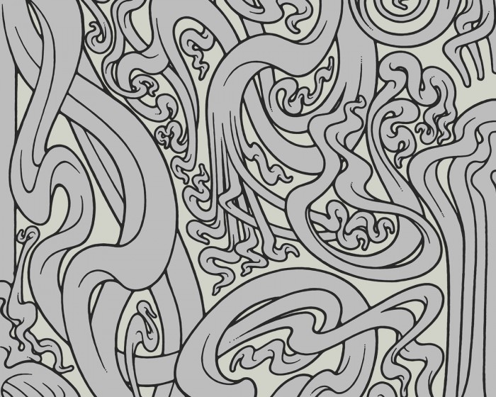 Ansicht der Flavour Paper Tapete FP1032 Flower of Love in der Farbe Cookies & Cream - Flavour Paper Tapete FP1032 einfach online bestellen