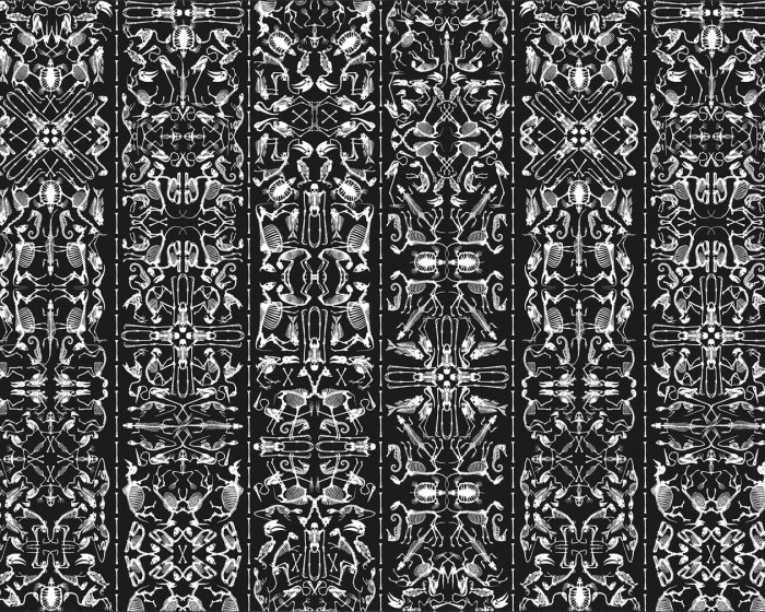 Flächenansicht der NLXL Tapete JOB-03 Archives von Studio Job.